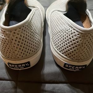 Size 10 sperry light gray women’s tennis shoe